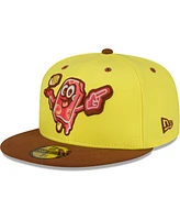 Men's New Era Yellow Beloit Sky Carp Copa De La Diversion 59FIFTY Fitted Hat
