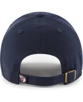 Big Boys and Girls '47 Brand Navy Cleveland Guardians Clean Up Adjustable Hat