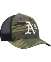 Men's '47 Brand Camo Oakland Athletics Trucker Snapback Hat