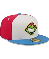 Men's New Era White, Blue Ranas De Rio Copa La Diversion 59FIFTY Fitted Hat