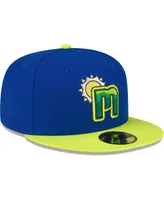 Men's New Era Blue Chattanooga Lookouts Copa De La Diversion 59FIFTY Fitted Hat