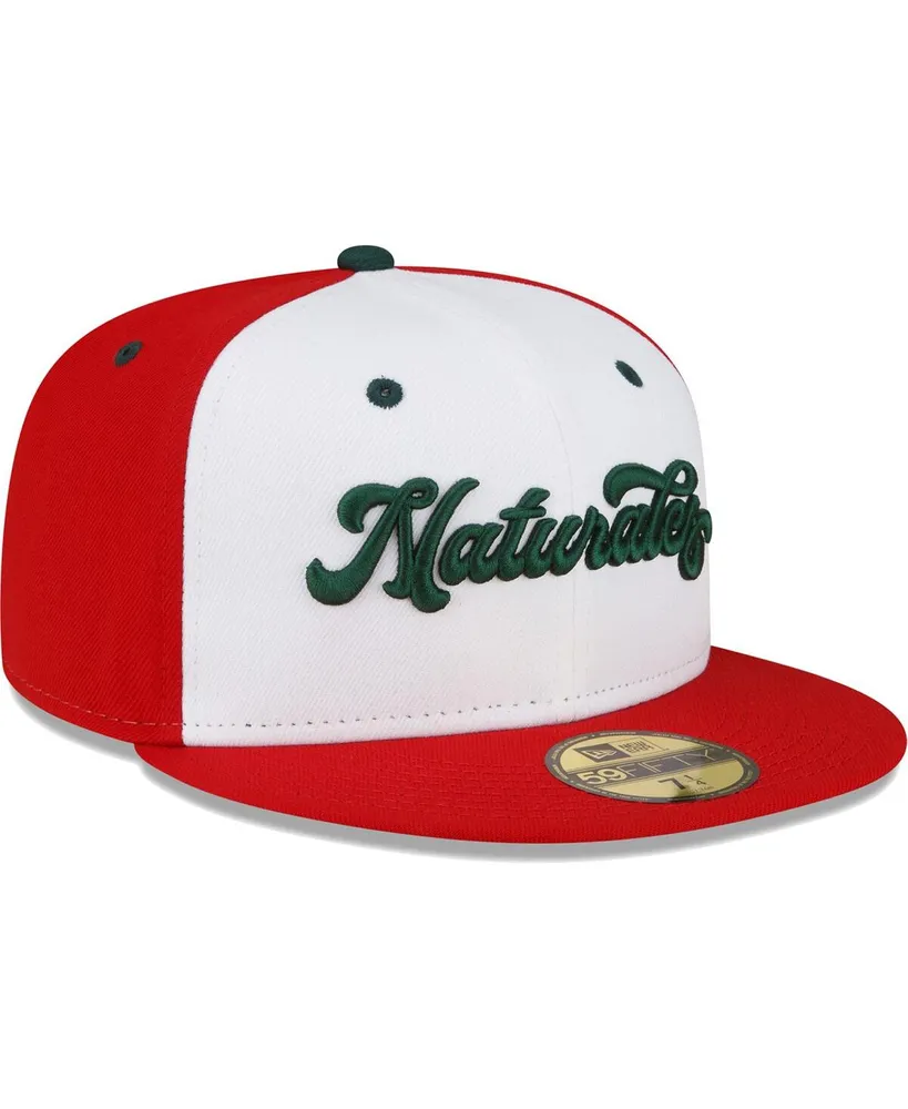 Men's New Era White Northwest Arkansas Naturals Copa De La Diversion 59FIFTY Fitted Hat