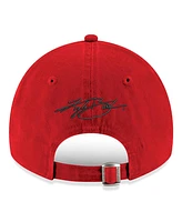 Men's New Era Scarlet Kyle Busch 9TWENTY Side Patch Adjustable Hat