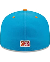 Men's New Era White, Coral Pescados De Carolina Copa La Diversion 59FIFTY Fitted Hat