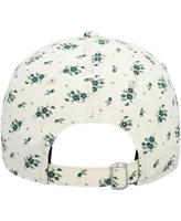 Women's New Era Cream Oakland Athletics Chrome Bloom 9TWENTY Adjustable Hat