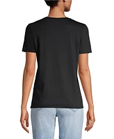 Lands' End Women's Tall Relaxed Supima Cotton Crew Neck T-Shirt