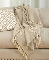 Saro Lifestyle Soft Chevron Throw, 50" x 60"