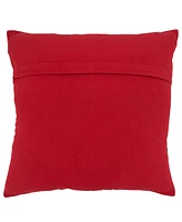 Saro Lifestyle Santa's Belt Decorative Pillow, 18" x 18"