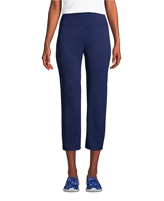 Lands' End Women's Active Crop Yoga Pants
