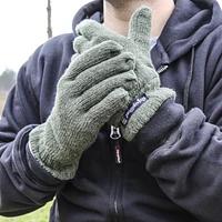 RefrigiWear Men's Warm Fleece Lined Insulated Ragg Wool Gloves