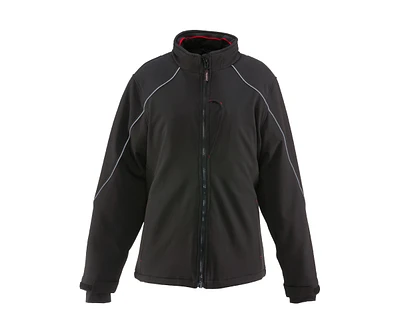 RefrigiWear Plus Size Warm Insulated Softshell Jacket with Thumbhole Cuffs