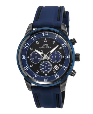 Porsamo Bleu Men's Arthur Silicone Strap Watch 1092CARR