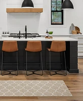 Jean Pierre Yohan - Machine Washable Trellis Tufted Runner Rug, 26" x 72"