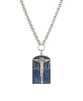 Symbols of Faith Enamel Crucifix Necklace