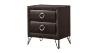 Simplie Fun Tablita Nightstand, Dark Merlot