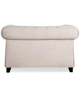 Closeout! Kallison 52" Fabric Arm Chair, Created for Macy's