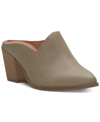 Lucky Brand Women's Bryanna Slip-On Asymmetrical Cutout Mules