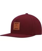 Men's Rvca Burgundy Va All The Way Snapback Hat