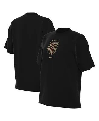 Women's Nike Black Uswnt Crest T-shirt