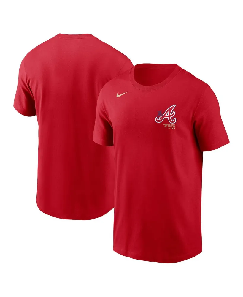 Men's Nike Navy Atlanta Braves Wordmark Legend T-Shirt