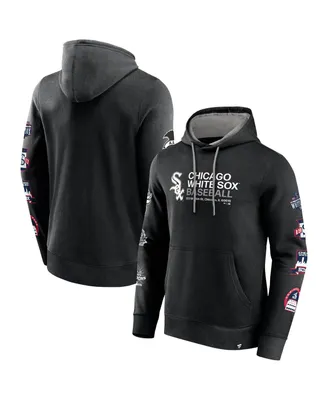 Men's Fanatics Black Chicago White Sox Extra Innings Pullover Hoodie