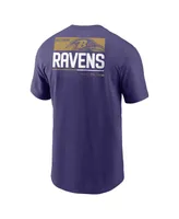 Men's Nike Purple Baltimore Ravens Team Incline T-shirt