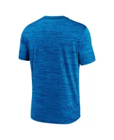 Men's Nike Blue Miami Marlins Authentic Collection Velocity Performance Practice T-shirt