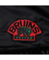 Men's Starter x Ty Mopkins Black Boston Bruins History Month Varsity Full zip Jacket