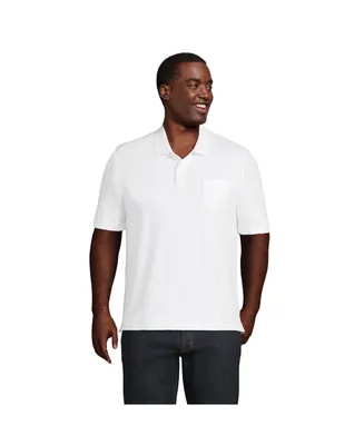 Lands' End Big & Tall Short Sleeve Comfort-First Mesh Polo Shirt With Pocket