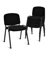 Costway Set of 5 Conference Chair Elegant Design Office Guest Reception