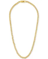 Bulova Men's Link Chain 22" Necklace in Gold-Plated Stainless Steel