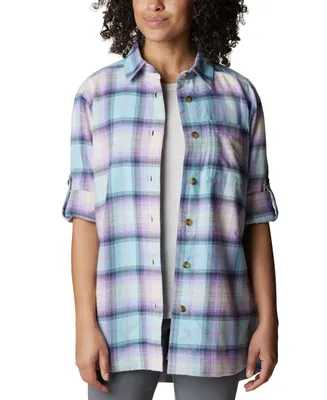 Columbia Women's Holly Hideaway Cotton Flannel Shirt