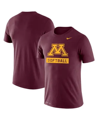 Men's Nike Maroon Minnesota Golden Gophers Softball Drop Legend Performance T-shirt