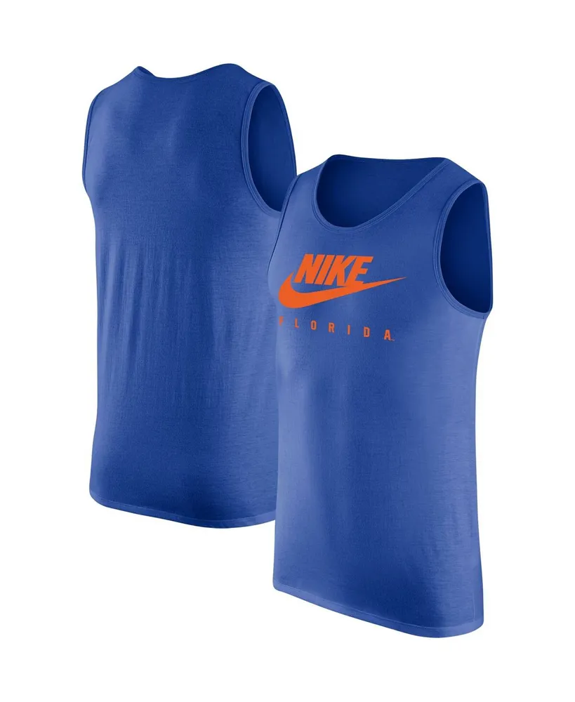 Men's Nike Royal Florida Gators Futura Performance Scoop Neck Tank Top