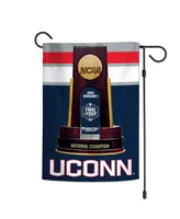 Wincraft UConn Huskies 2023 Ncaa Men's Basketball National Champions Two-Sided 12" x 18" Garden Flag