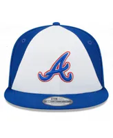 Big Boys and Girls New Era White, Royal Atlanta Braves 2023 City Connect 9FIFTY Snapback Adjustable Hat