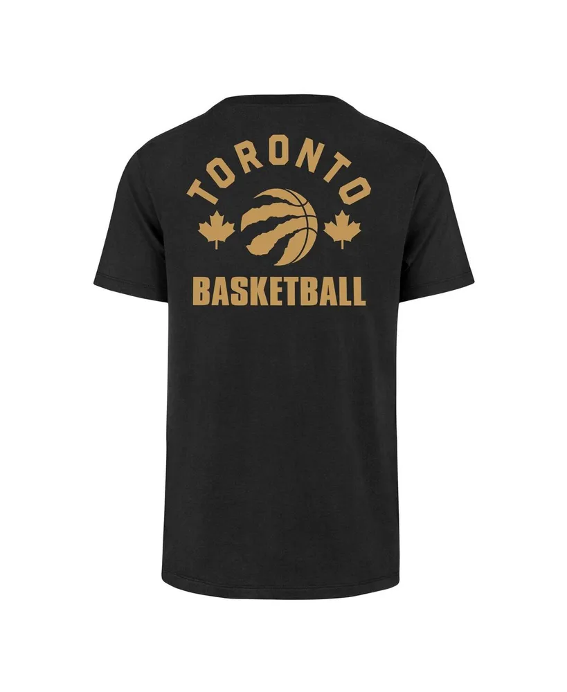 Men's '47 Brand Black Toronto Raptors 2022/23 City Edition Backer Franklin T-shirt