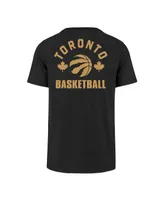 Men's '47 Brand Black Toronto Raptors 2022/23 City Edition Backer Franklin T-shirt