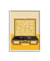 Stupell Industries Take It Easy Record Player Art Collection