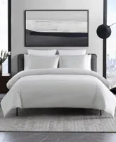 Vera Wang Simple Dot Embroidered Cotton Sateen Duvet Cover Set