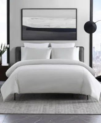Vera Wang Simple Dot Embroidered Cotton Sateen Duvet Cover Sets Collection