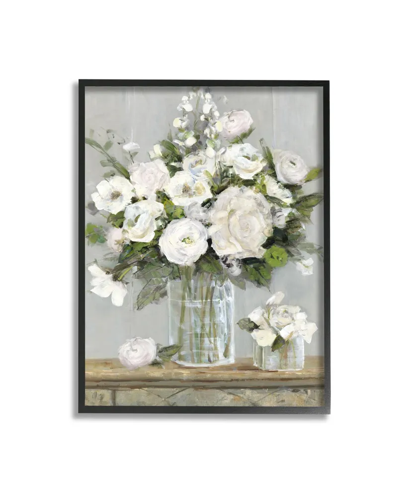 Stupell Industries Country Floral Scene Framed Giclee Art, 16" x 1.5" x 20