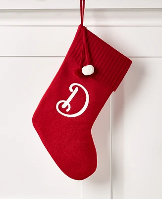 Holiday Lane Initial Stockings, Created for Macy's