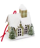 Holiday Lane Woodland Light Up Green House Ornament, Created for Macy's