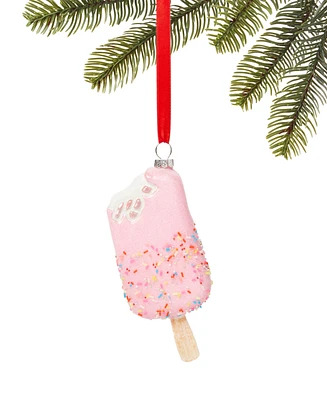 Holiday Lane Sweet Tooth Pink Sprinkle Ice Cream Bar Ornament, Exclusively at Macy's