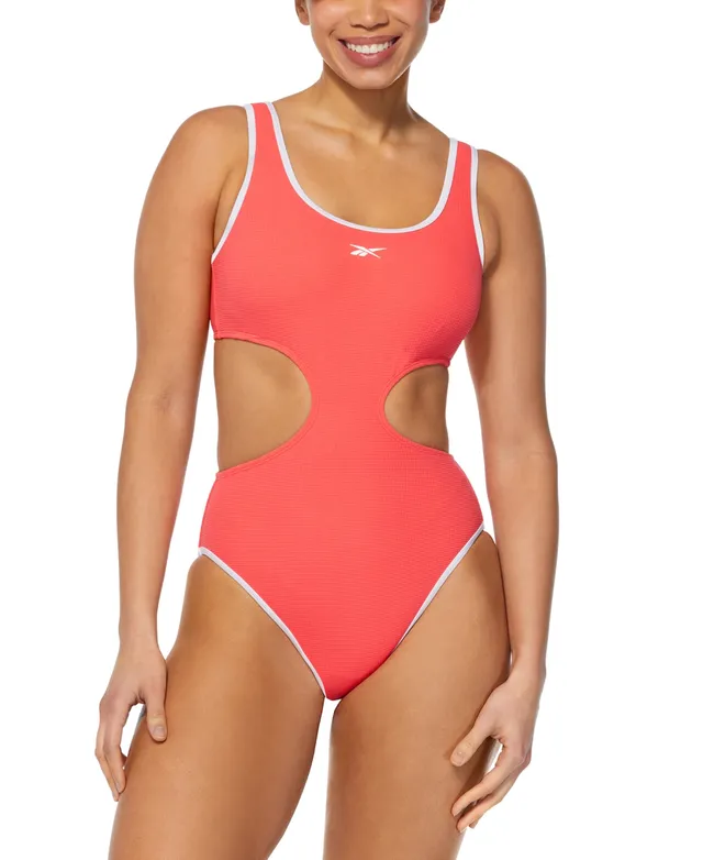 Reebok Women's Scoop-Neck Athletic One-Piece Swimsuit - Macy's