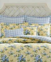 Laura Ashley Cassidy Cotton Reversible Piece Duvet Cover Set