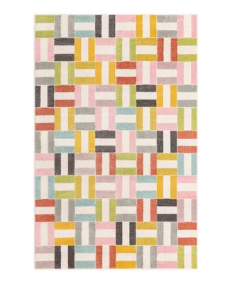 Bayshore Home Campy Kids Chicklets 5'3" x 8' Area Rug