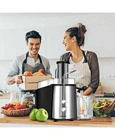 Costway Electric Juicer Wide Mouth Fruit & Vegetable Centrifugal Juice Extractor