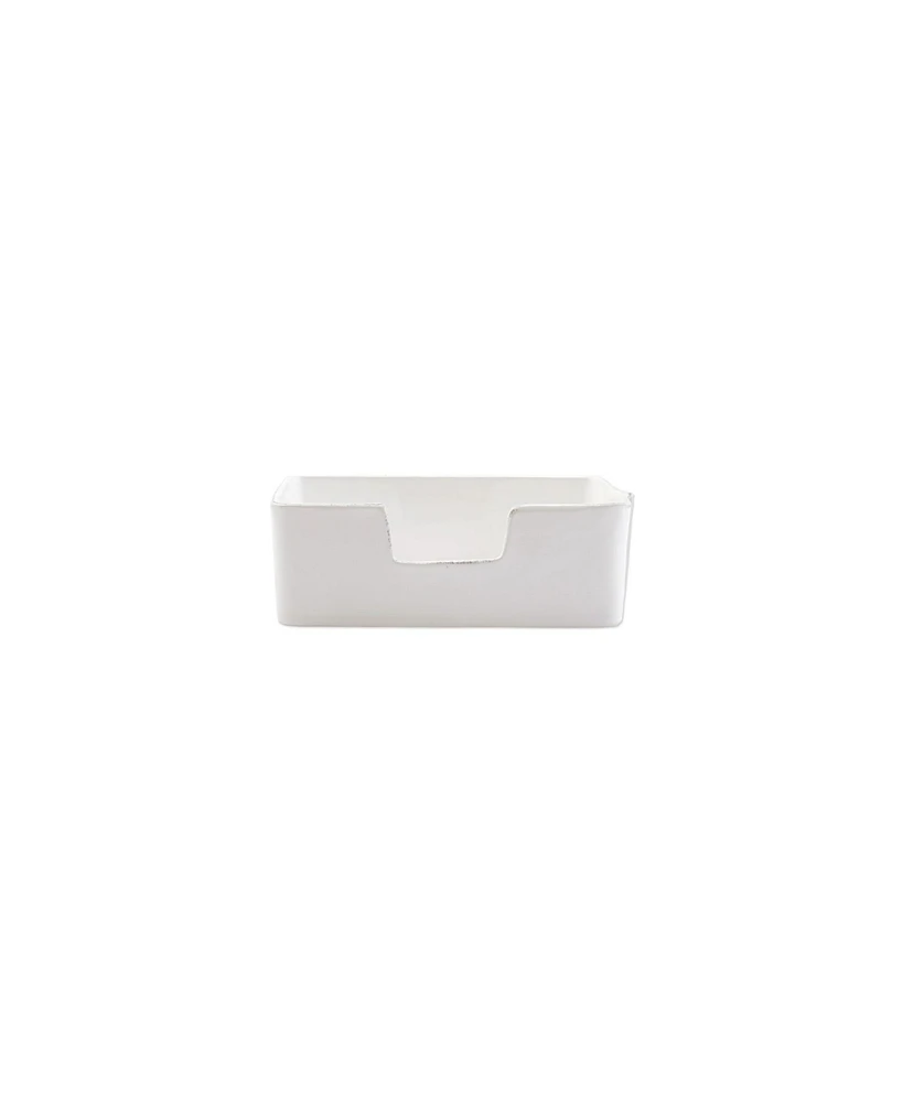 Vietri Melamine Lastra White Guest Towel Holder